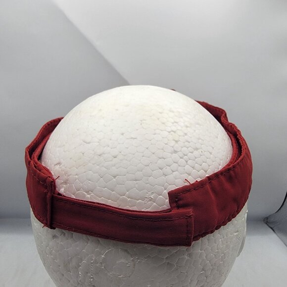 Ritas Adults Red Adjustable Visor Cap Hat Work Wear Casual Outdoors Beach Summer - Picture 3 of 8